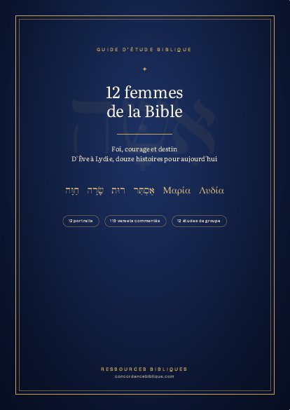 Couverture du guide « 12 femmes de la Bible »