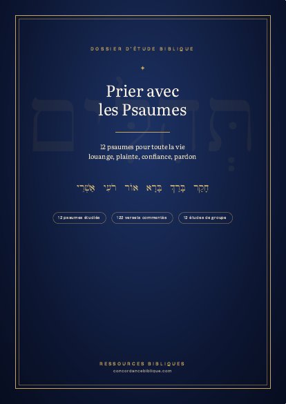 Couverture du guide « Prier avec les Psaumes »